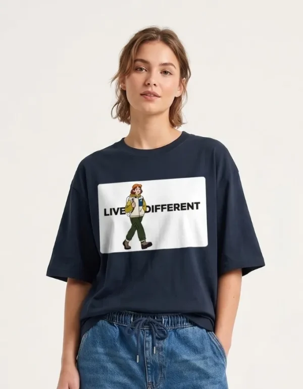 Live Different Oversized T-Shirt