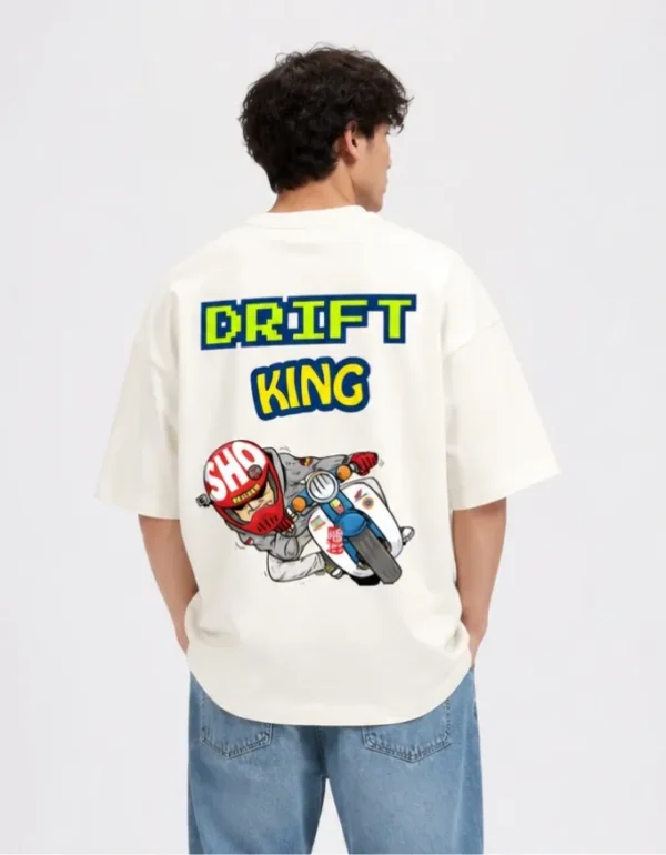 125 Drift King Biker Oversized T-Shirt