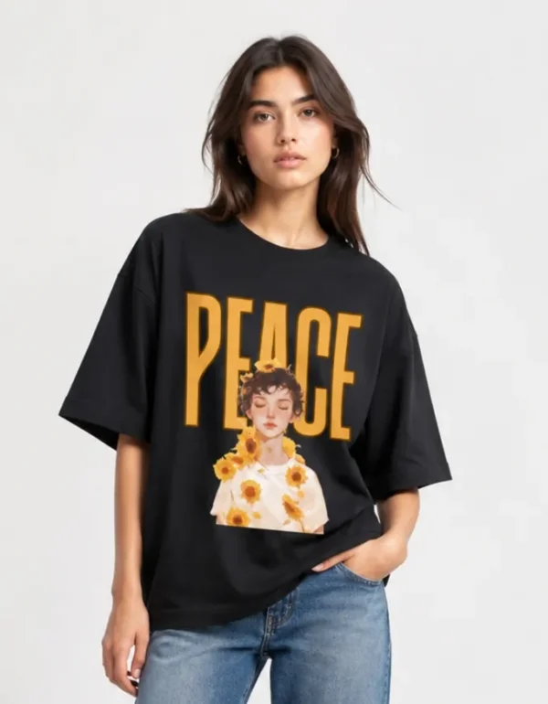 Peace Oversized T-Shirt