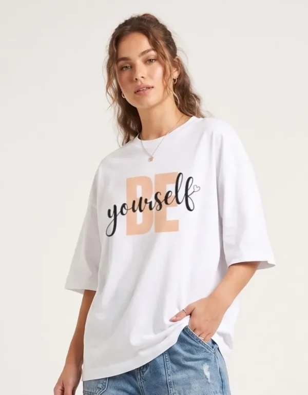 Be Yourself Oversized T-Shirt