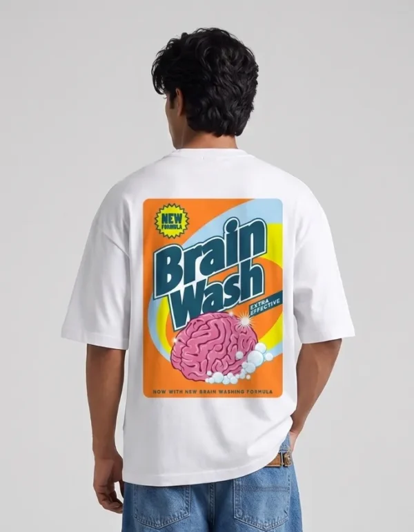 Brain Wash Brain Wash Oversized T-Shirt