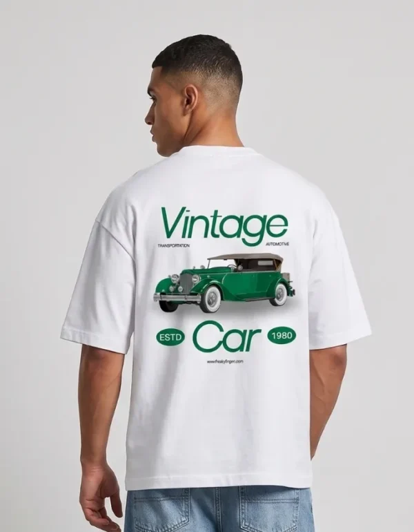 Car Vinage Car Vintage Oversized T-Shirt