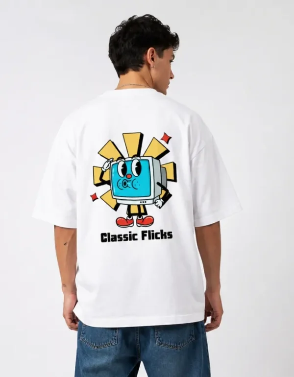 Clink Classic Flicks Oversized T-Shirt
