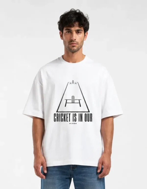 Cricket Lovers Oversized T-Shirt
