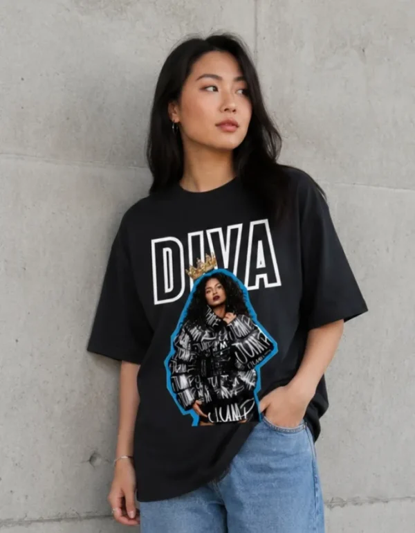 Diva 1 Diva Oversized T-Shirt
