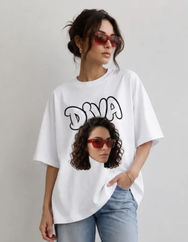 Diva Diva Oversized T-Shirt