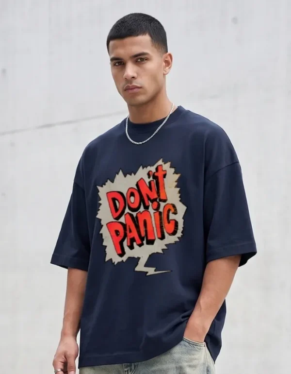 Dont Panic Don't Panic Oversized T-Shirt