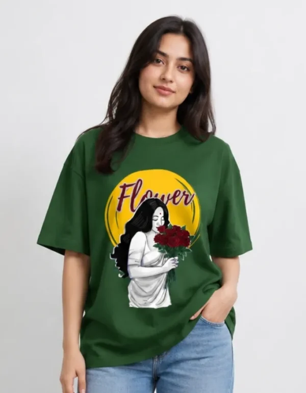 Flowers Flower's Oversized T-Shirt