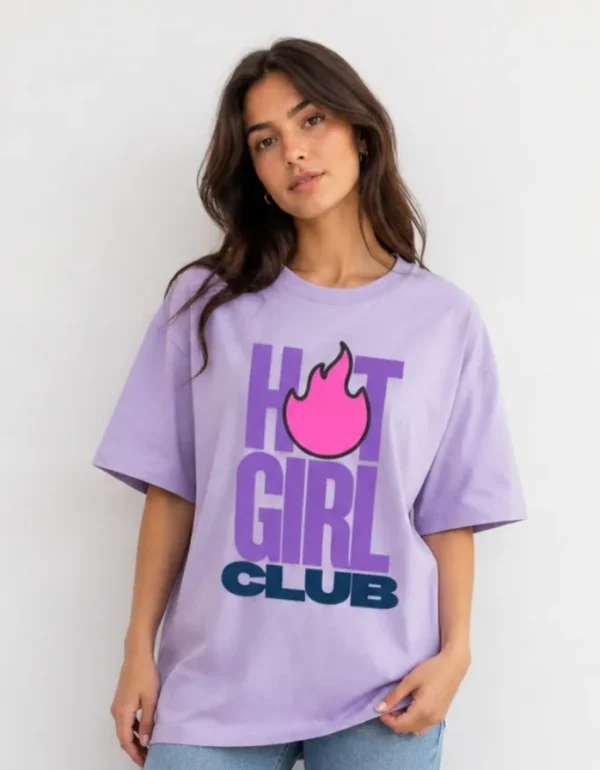 Hot Girl Hot Girl Club Oversized T-Shirt