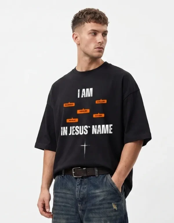 I'm In Jesus Name Oversized T-Shirt