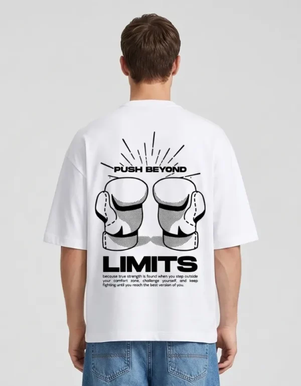 Push Beyond Limit Oversized T-Shirt