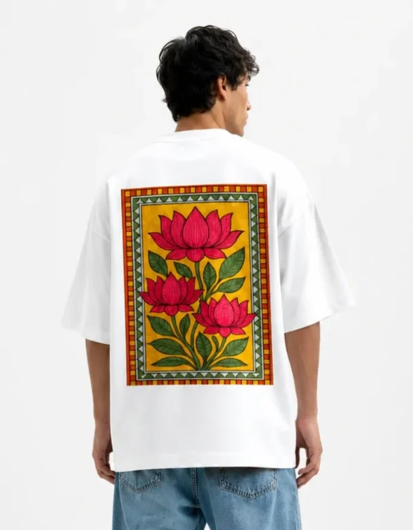 Lotus & Leaf Oversized T-Shirt