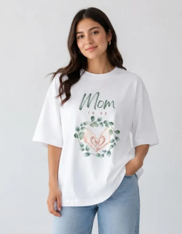 Mom to Be Oversized T-Shirt