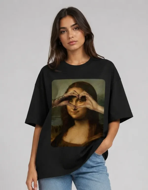 Monalisa Oversized T-Shirt