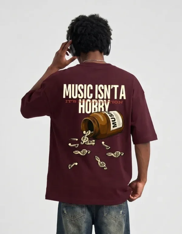 Music with Hobby Oversized T-Shirt