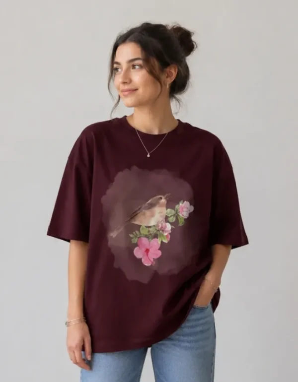 Peace Bird Oversized T-Shirt