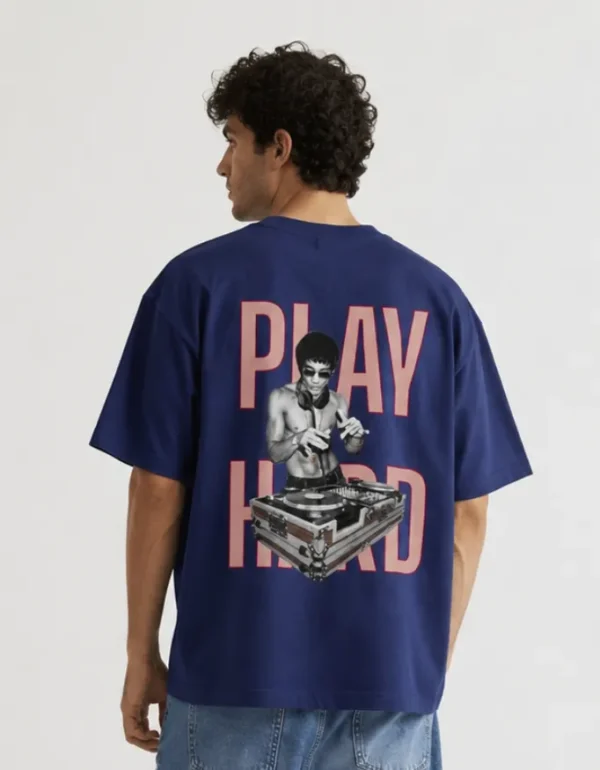 Oversized Relaxed Tees - Play Hard