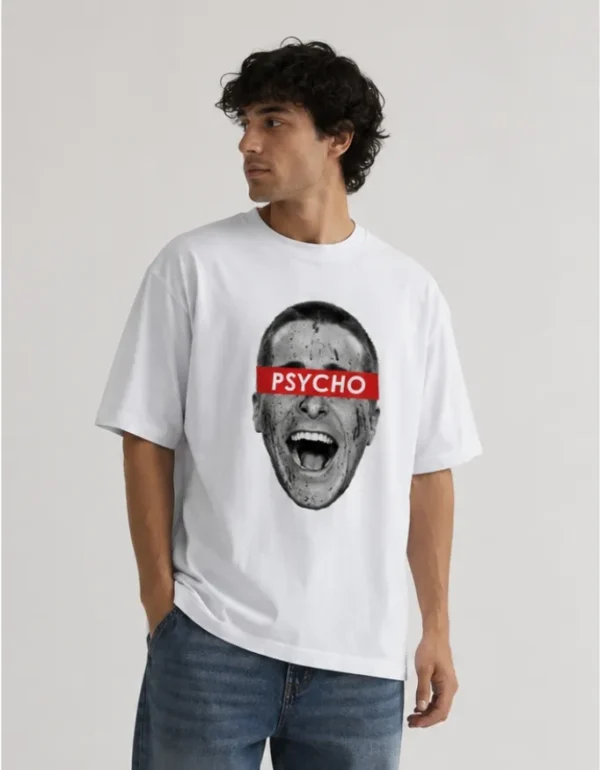 Oversized Relaxed Tees - Psycho