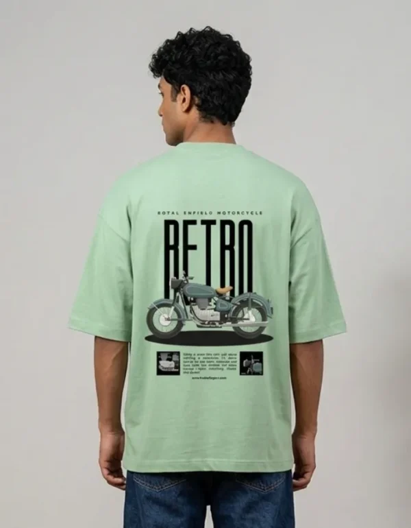 Retro Biker Oversized T-Shirt
