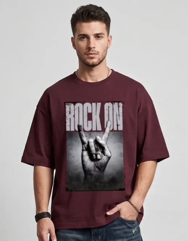Rock On Oversized T-Shirt