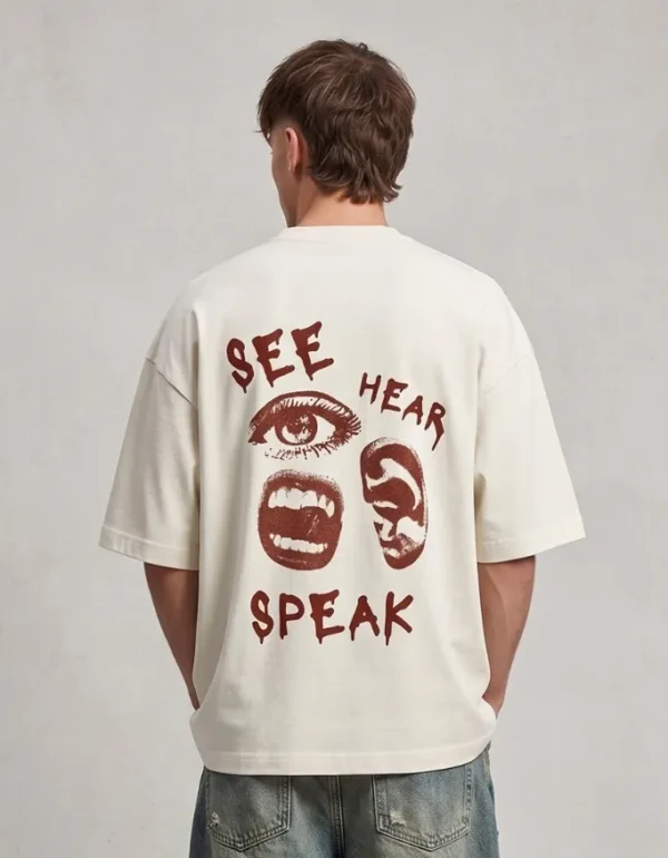 See Hear Speak Oversized T-Shirt