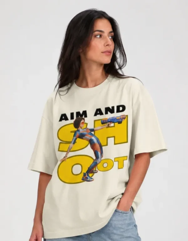 Aim and Shoot Oversized T-Shirt
