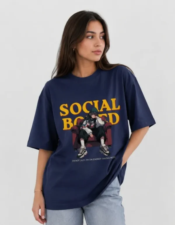 Social Bored Oversized T-Shirt