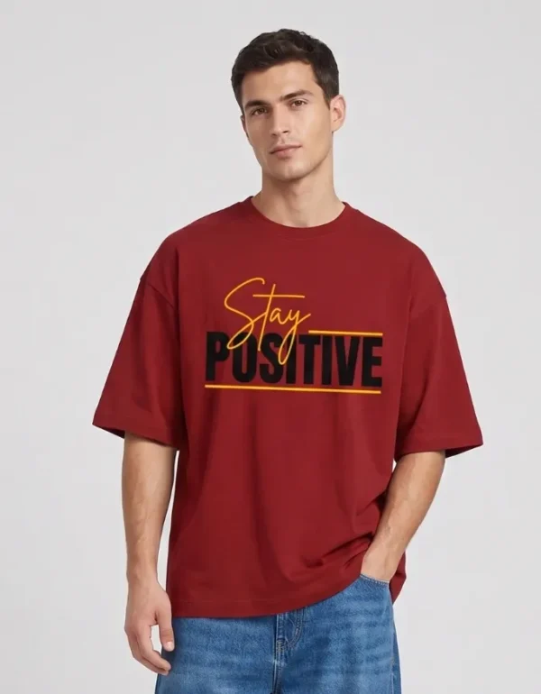 Stay Positive Oversized T-Shirt