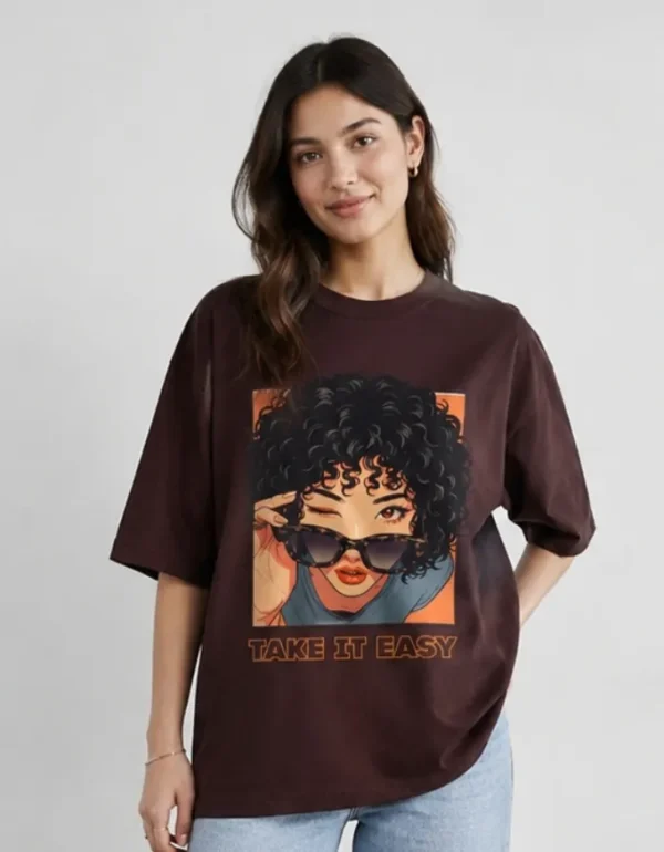 Take it Easy Take It Easy Oversized T-Shirt
