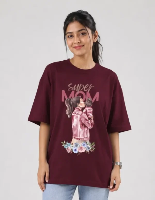 Super Mom Oversized T-Shirt