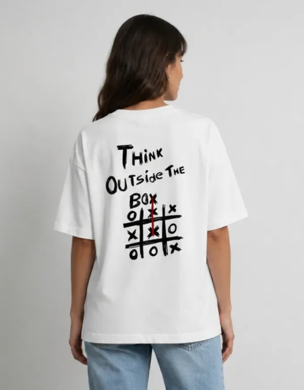 Think Outside The Box Oversized T-Shirt
