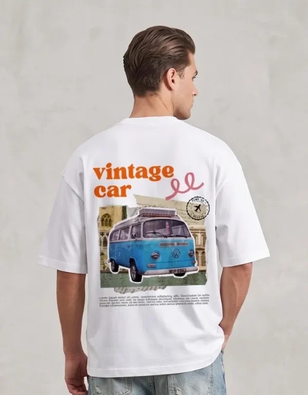 Vintage Car Oversized T-Shirt