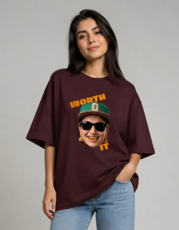 Worth It - Oversized T-Shirt