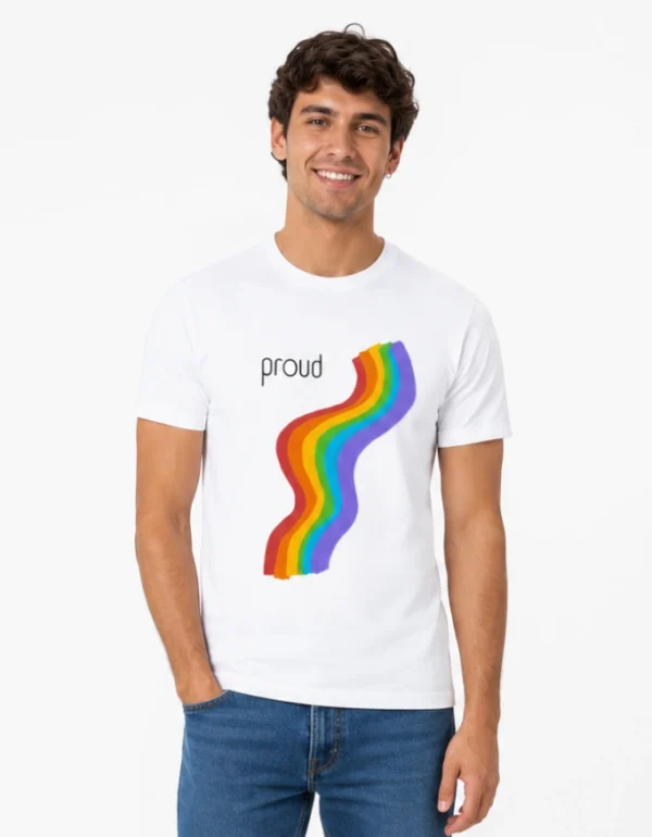 242 Proud Rainbow Flag Premium T-Shirt