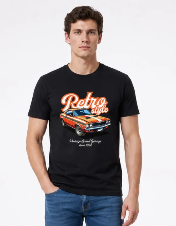 244 Retro Style Car Premium T-Shirt
