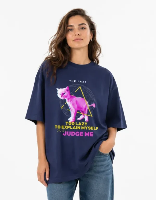 I Am Not Lazy Oversized T-Shirt