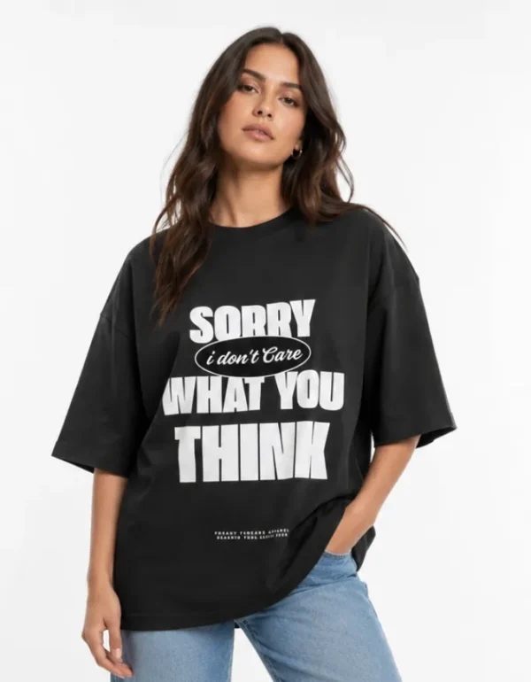 I Don’t Care Oversized T-Shirt