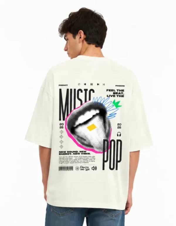 Pop Music Oversized T-Shirt