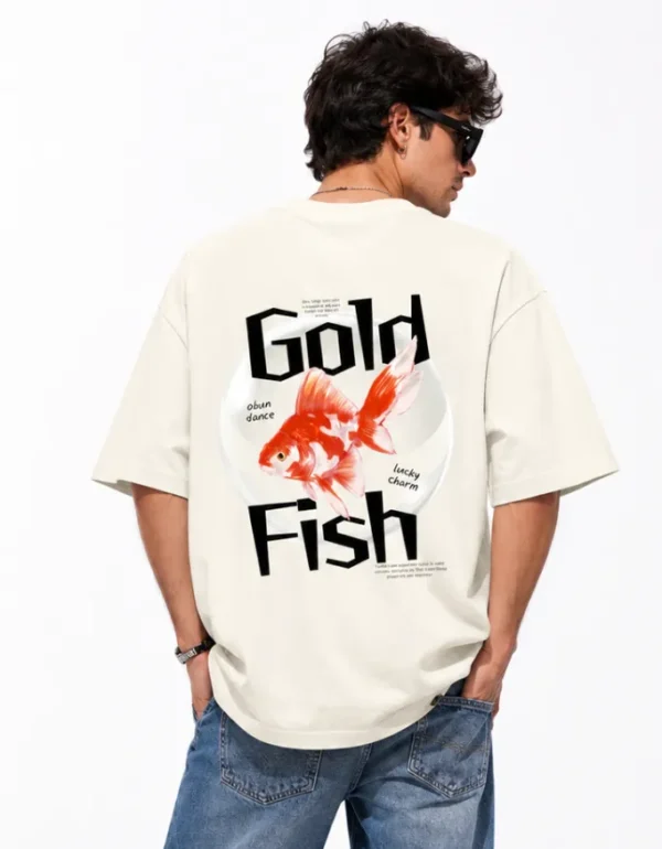 Gold Fish Oversized T-Shirt