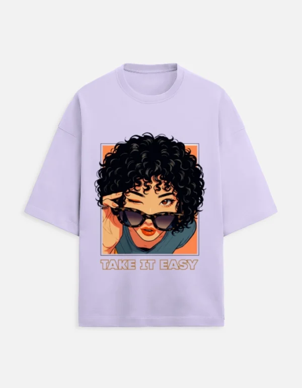 Take It Easy Terry Oversized T-Shirt