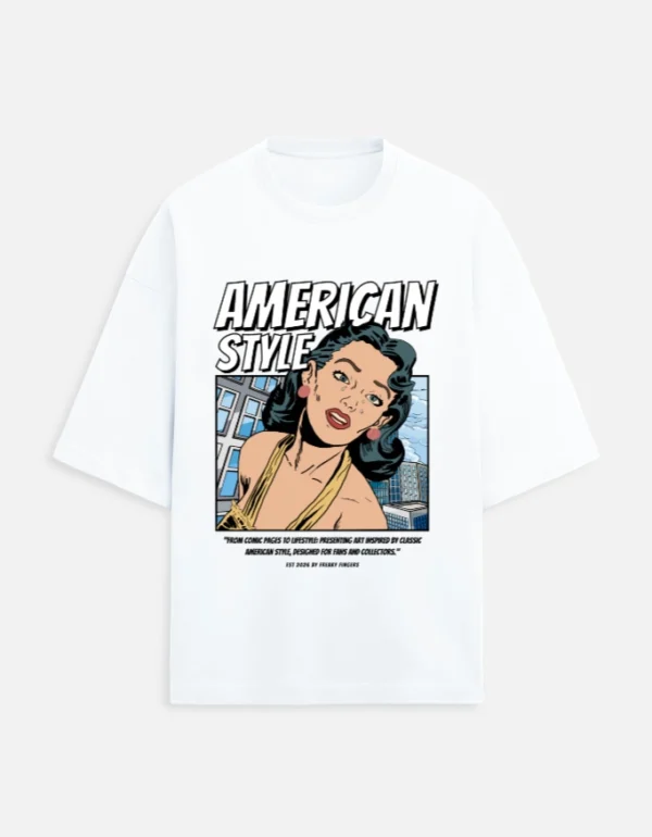 American Style Terry Oversized T-Shirt
