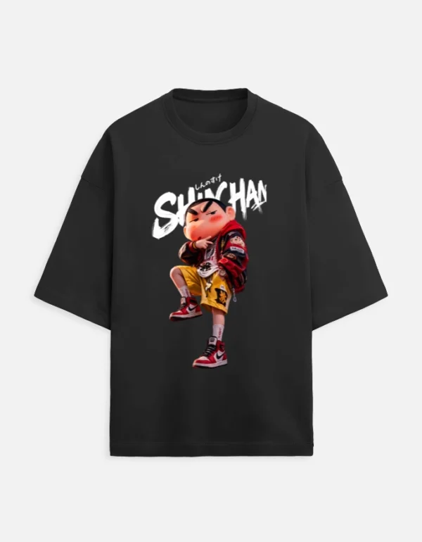 Shinchan Terry Oversized T-Shirt
