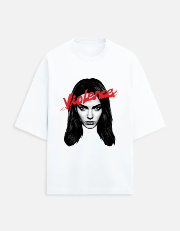 Violence Terry Oversized T-Shirt