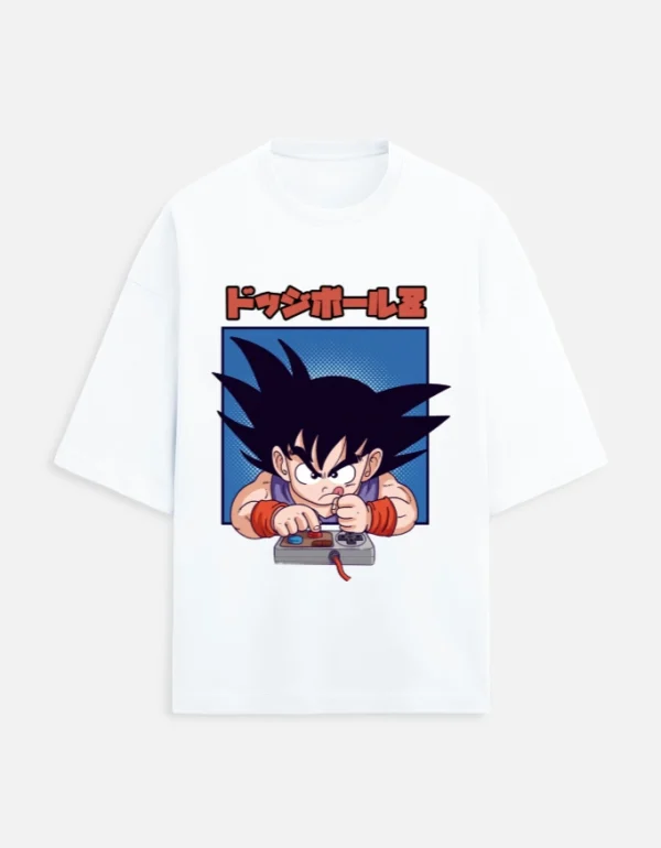Gamer Goku Terry Oversized T-Shirt