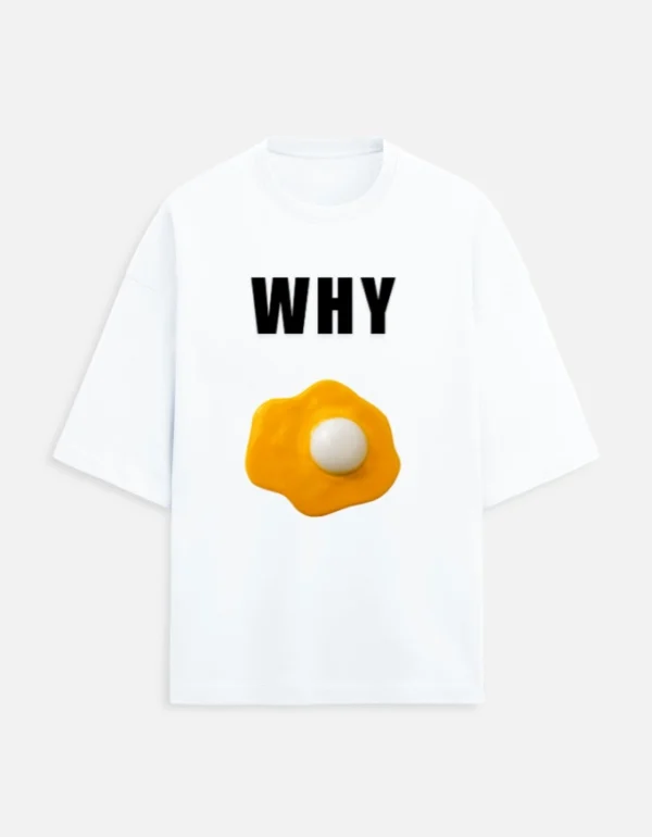 Why Egg Terry Oversized T-Shirt