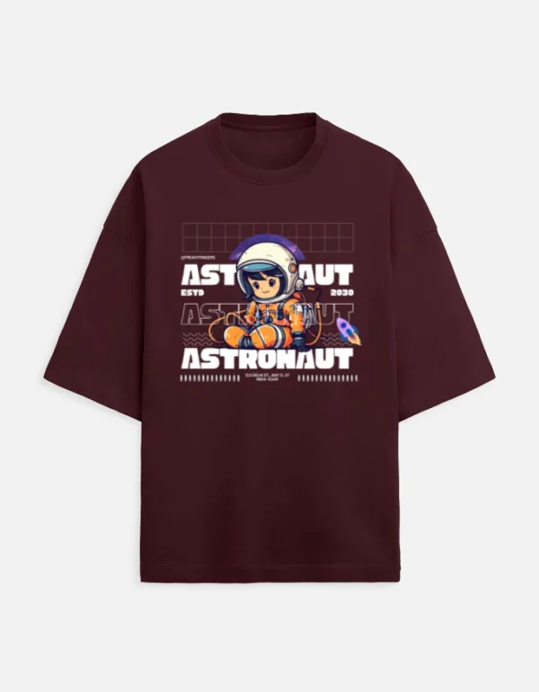 Baby Astronaut Terry Oversized T-Shirt
