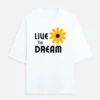 Live The Dreams Terry Oversized T-Shirt